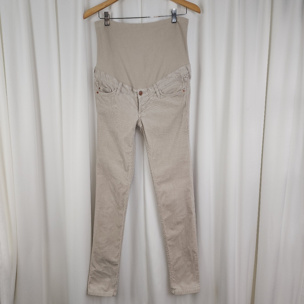 H&M MAMA Corduroy Pants Tan